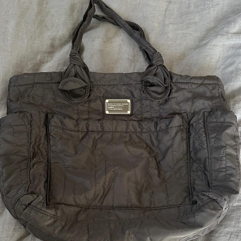 Marc Jacobs Black Quilted Tote